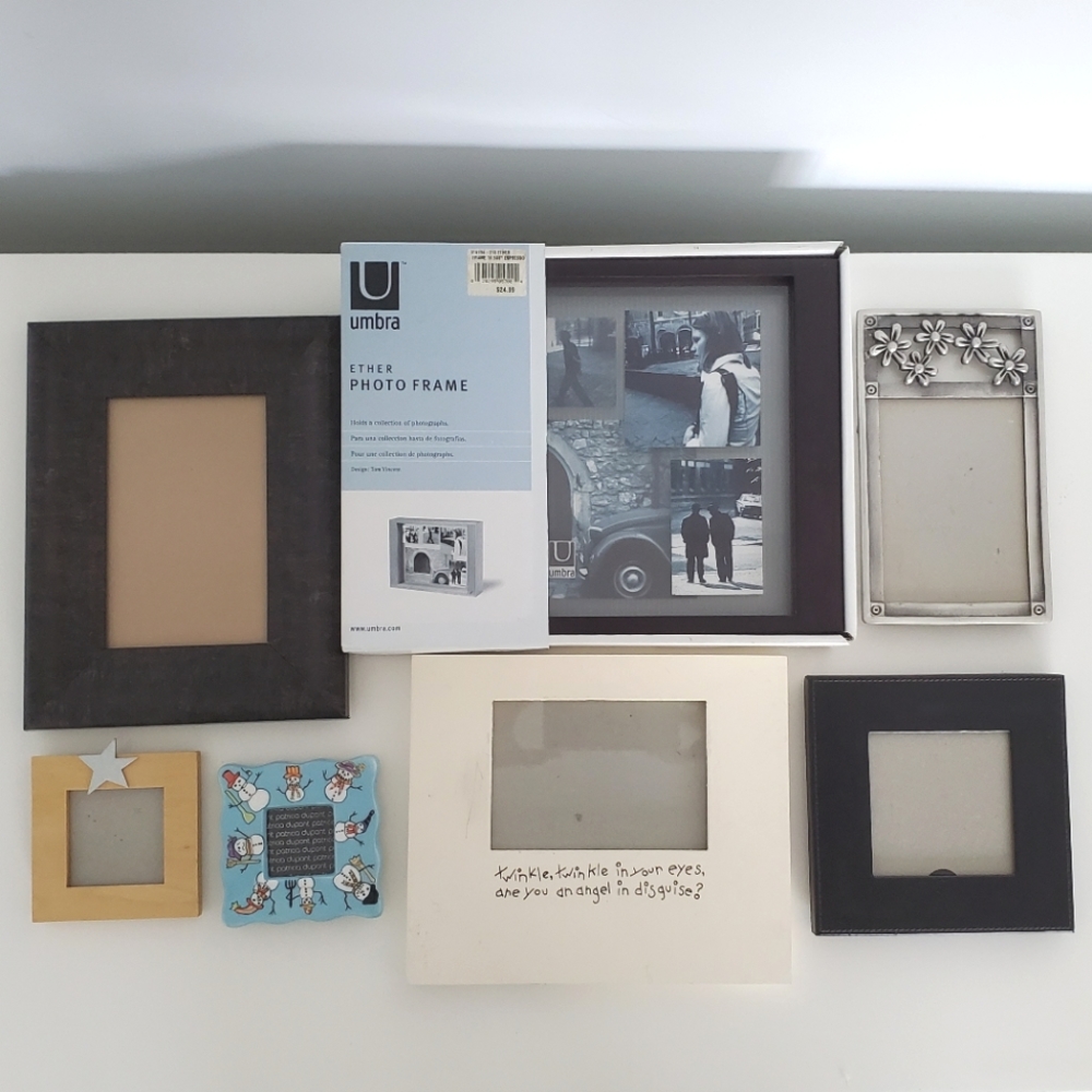 FRAMES Bundle: Snowmen, Stars, Daisy, Black Leather